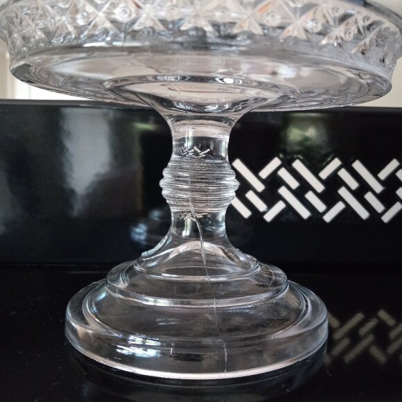 Antique Imperial Glass Early American Pattern Glass Covered Compote Bowl 1902 - Picture 7 of 16